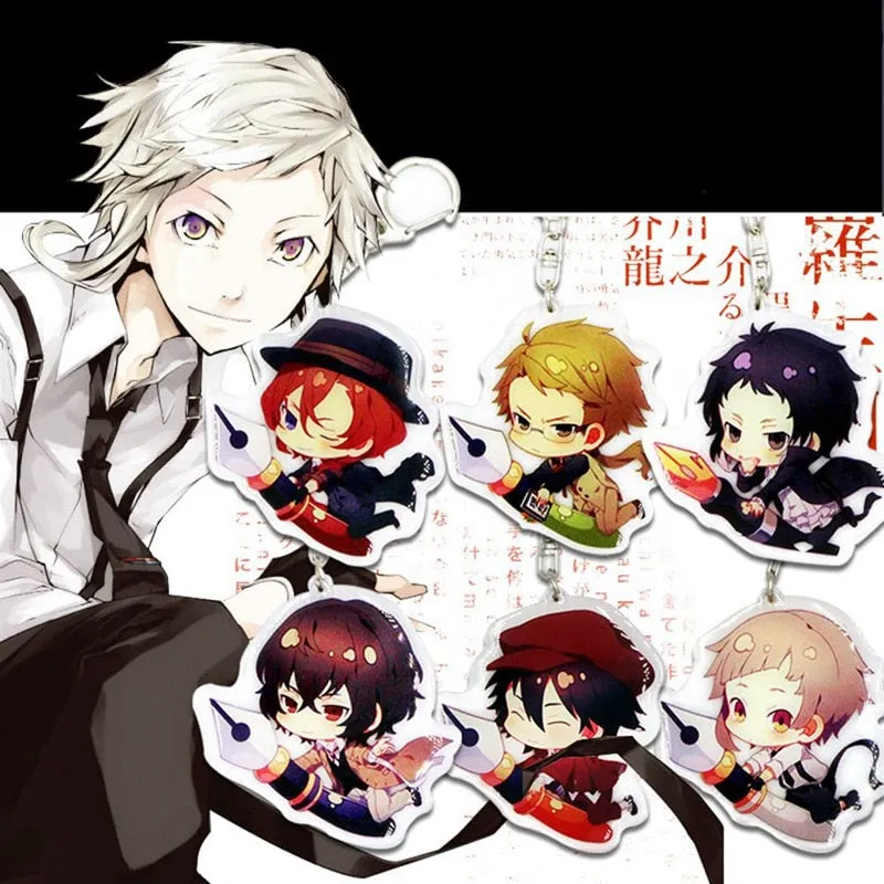 Bungo Stray Dogs Anime Lovely Keychains
