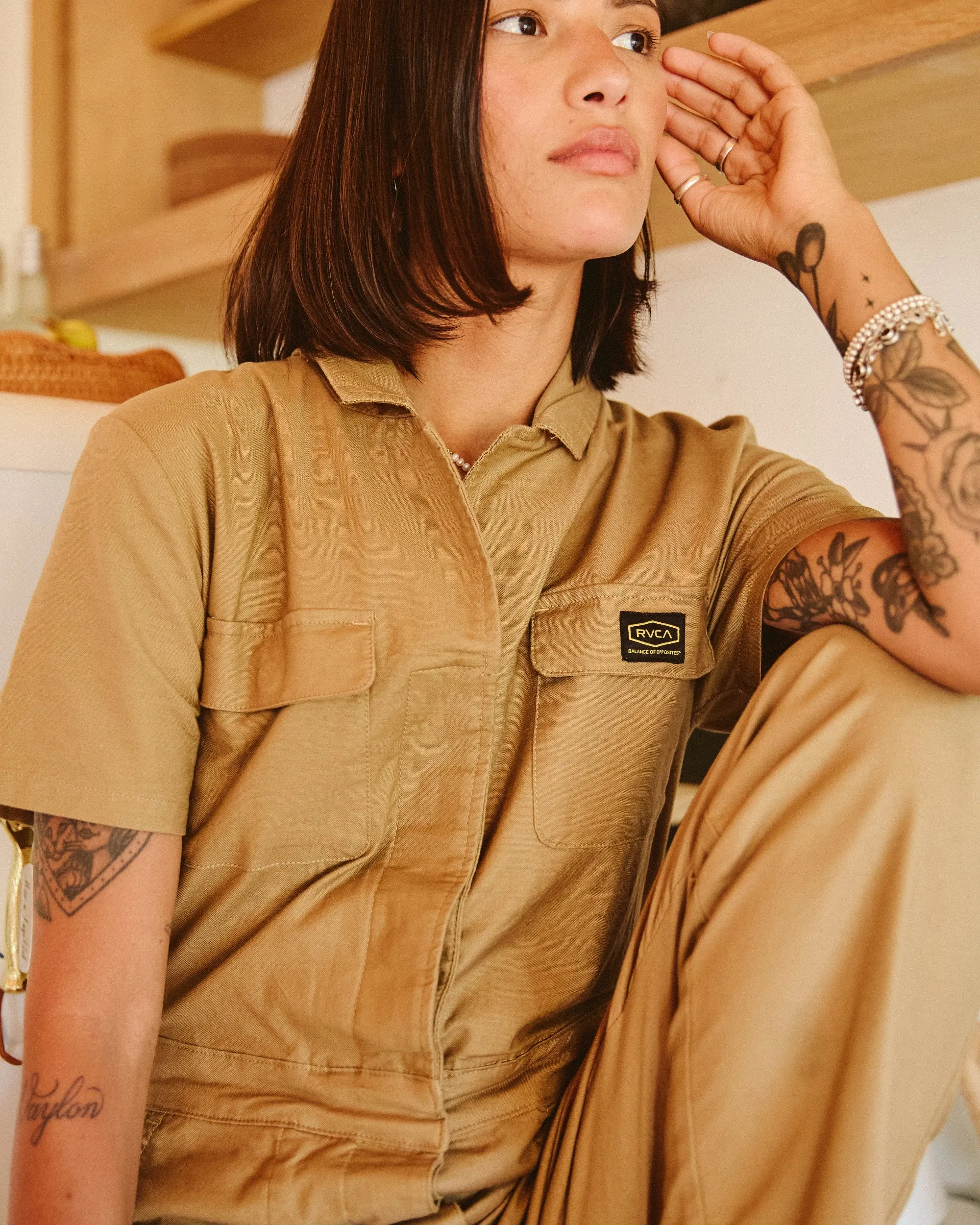 Dayshift Workwear Jumpsuit - Ermine