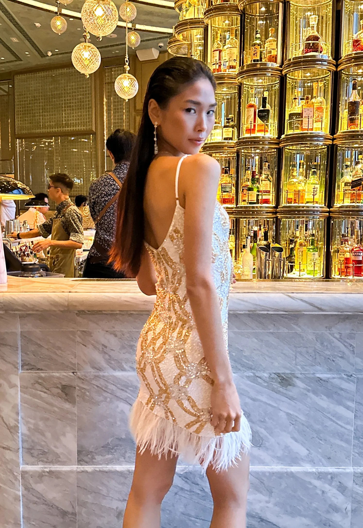 Gold Knot dress