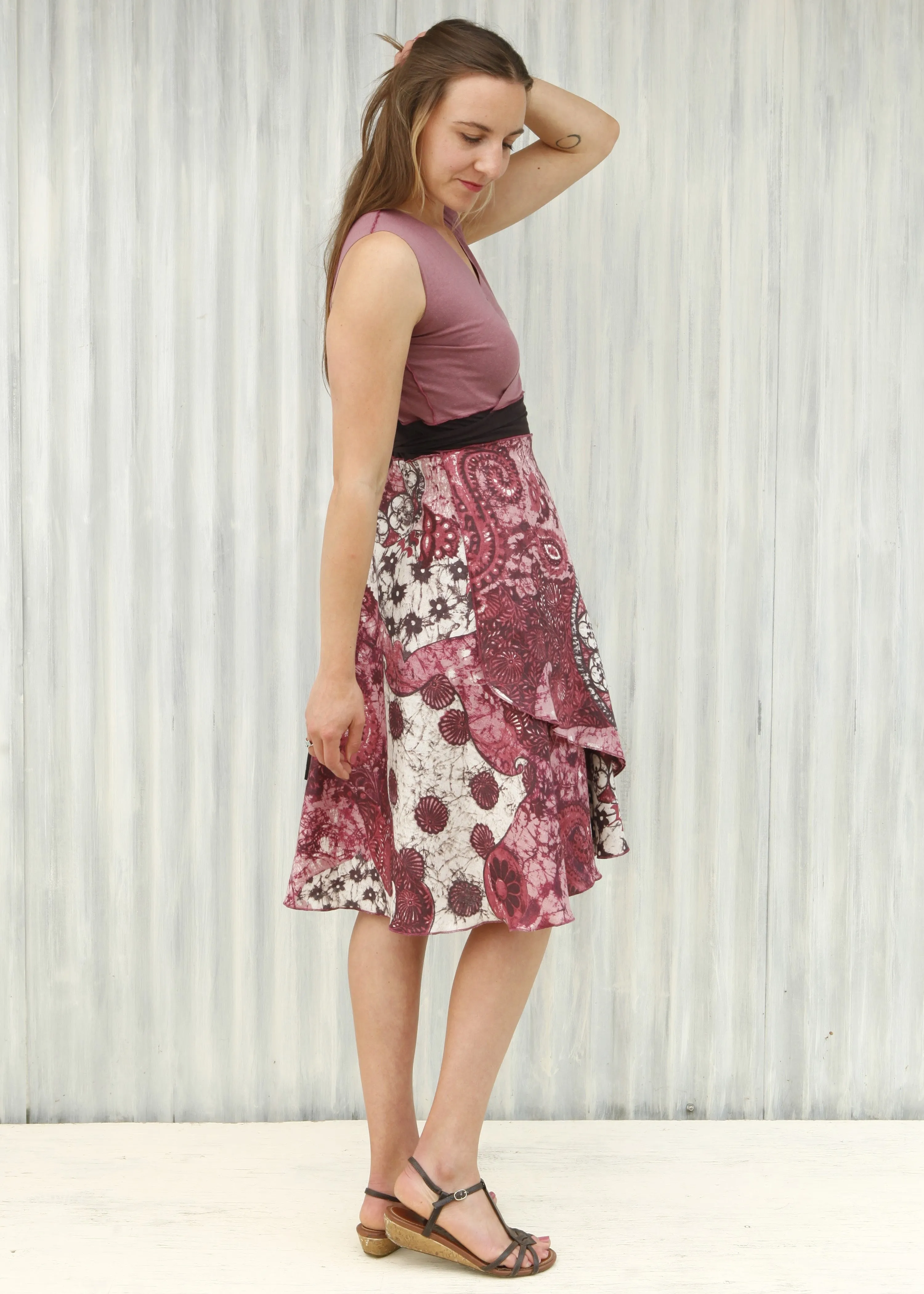 Hibiscus Wrap Dress