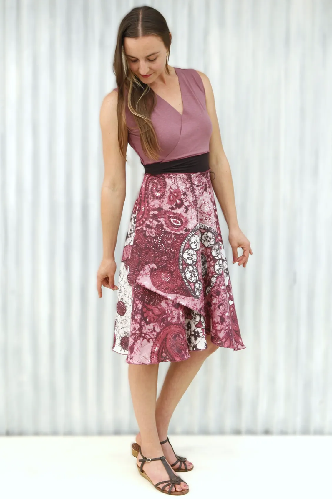 Hibiscus Wrap Dress