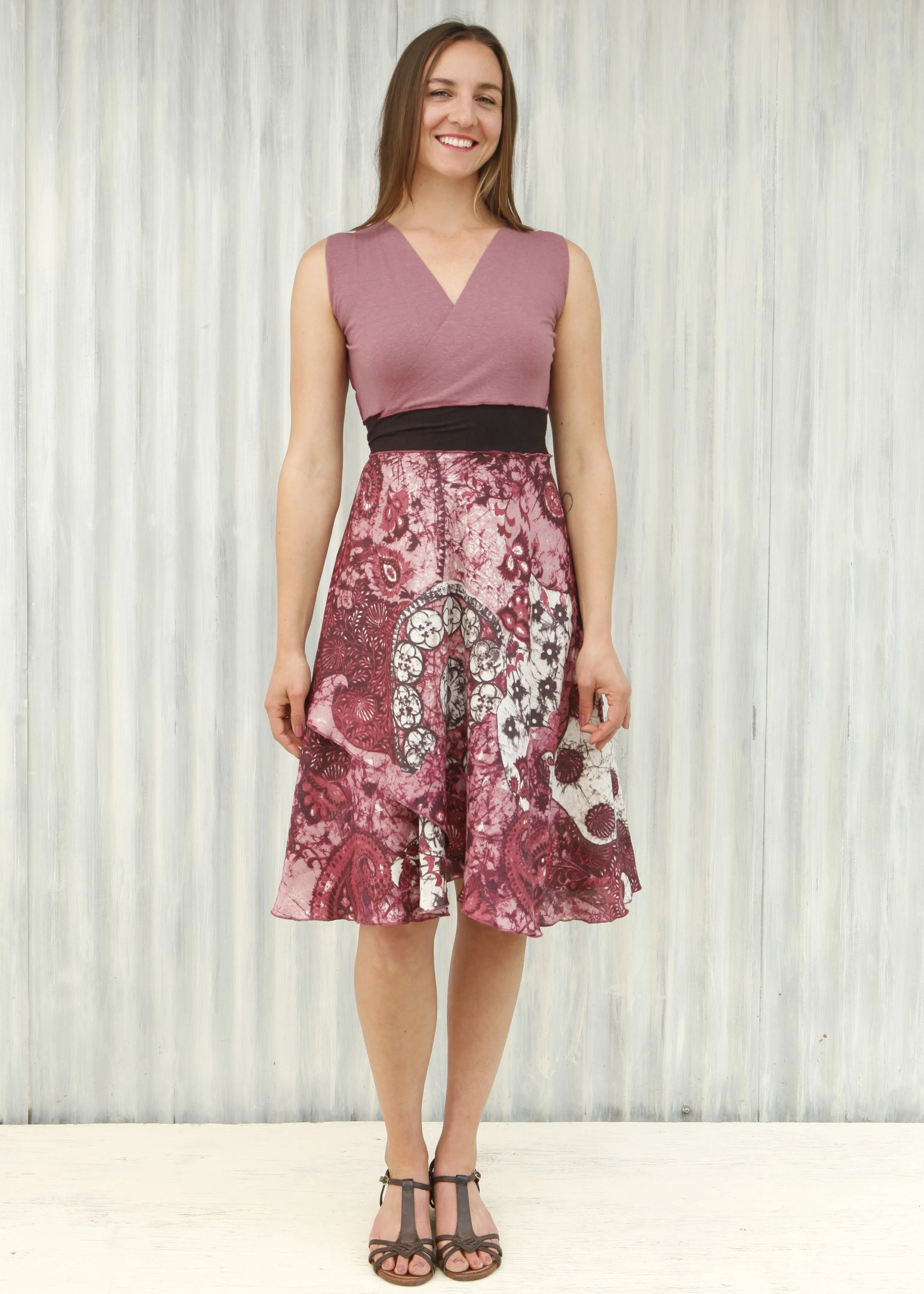 Hibiscus Wrap Dress