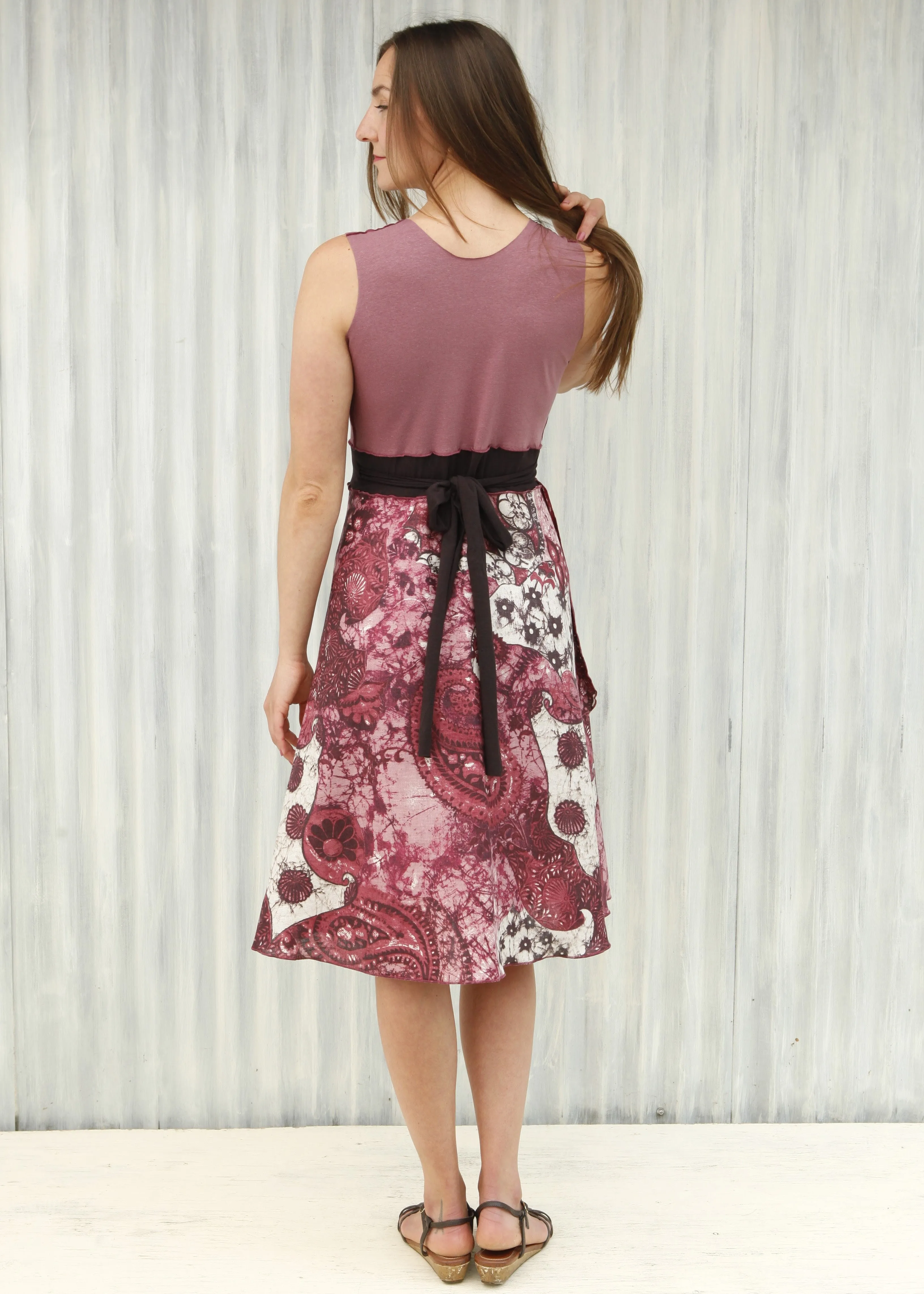 Hibiscus Wrap Dress