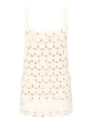 Hoya Mini Dress in Ivory