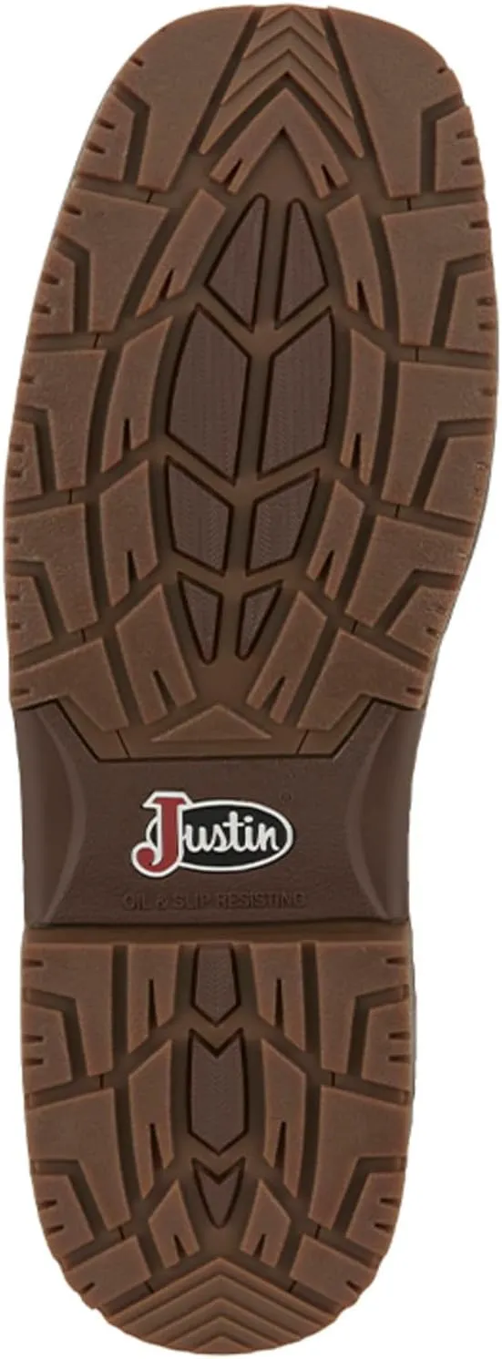 Justin Men's Broncy Waterproof Western Work Boot Composite Toe - Se4752