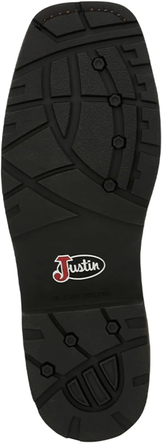 Justin Men's Ricochet Waterproof Western Work Boot Composite Toe Met Guard - Se3007