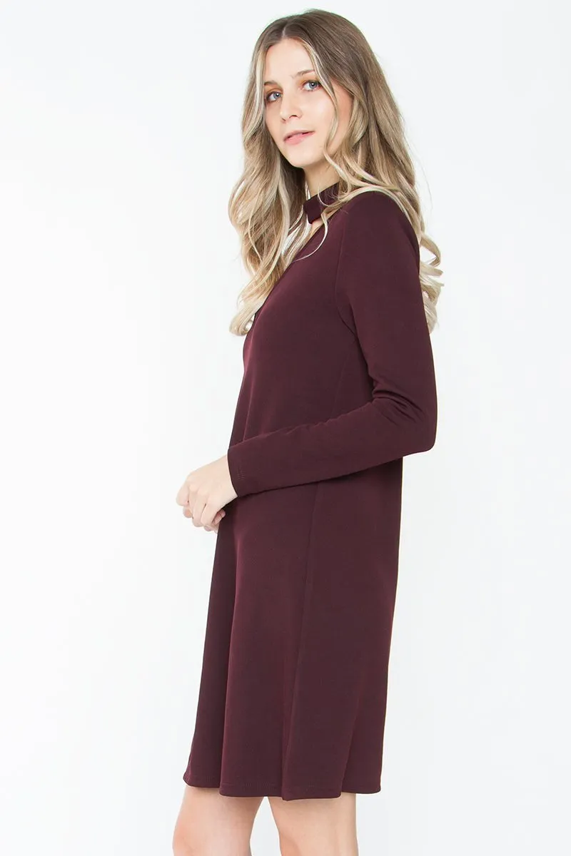 Saddie Choker Knit Dress