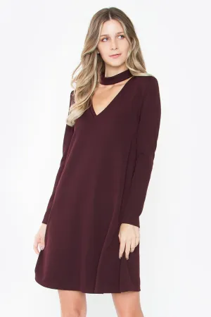Saddie Choker Knit Dress