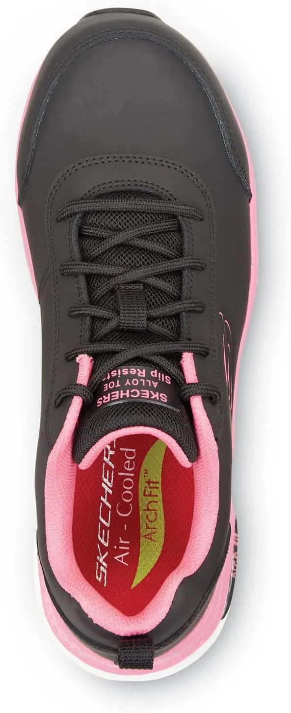 Skechers Work Arch Fit Reagan, Women's, Athletic Style, Alloy Toe, EH, MaxTrax Slip Resistant, Work Shoe