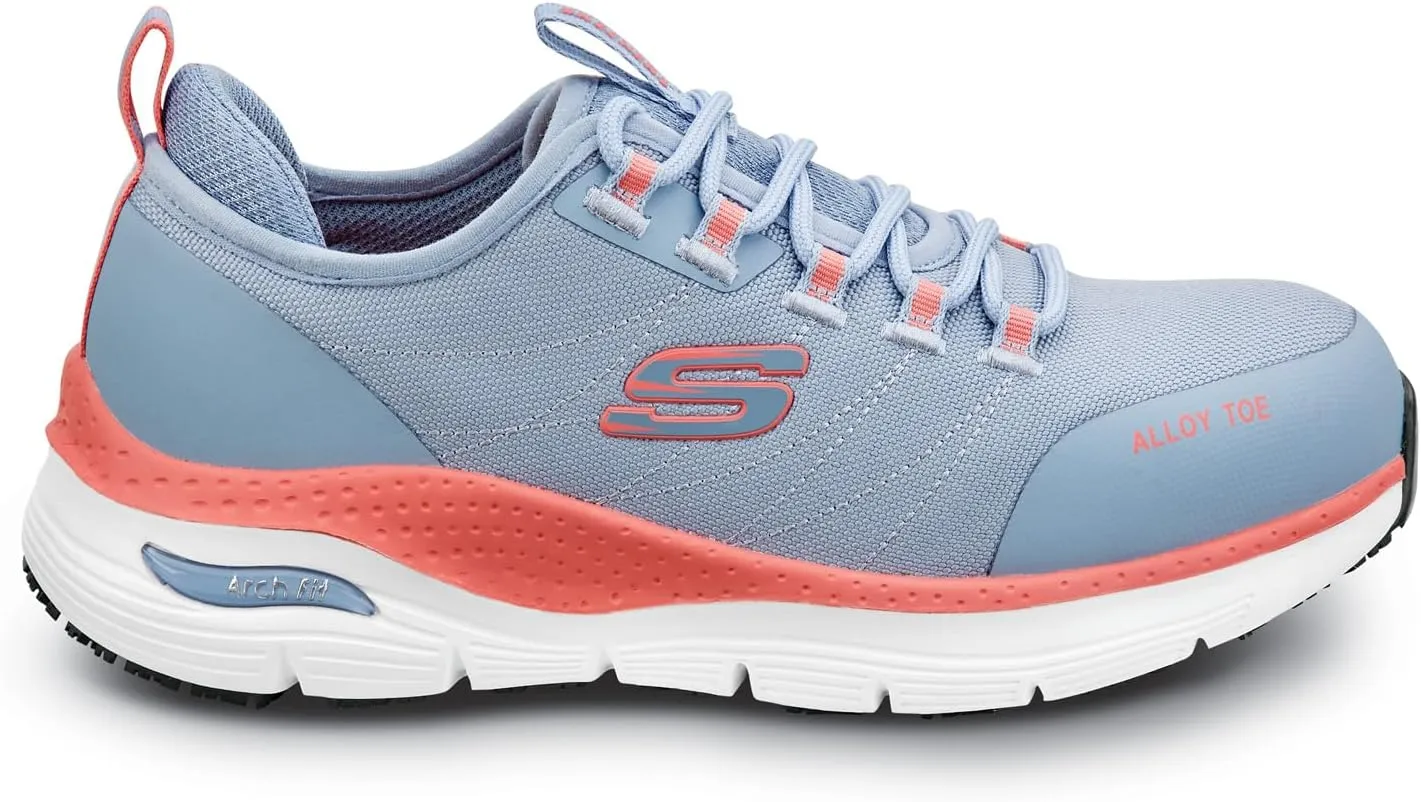 Skechers Work Arch Fit Sadie, Women's, Athletic Style, Alloy Toe, EH, MaxTrax Slip Resistant, Work Shoe