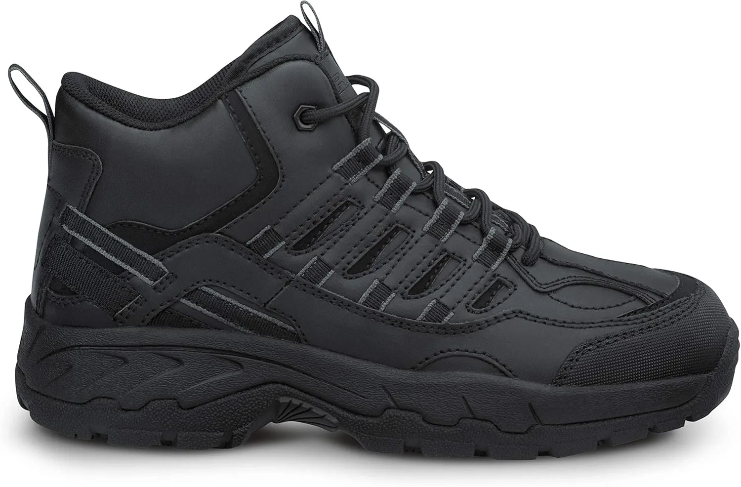 SR Max Boone, Women's, Black, Hiker Style Comp Toe, EH, Slip Resistant Work Shoe