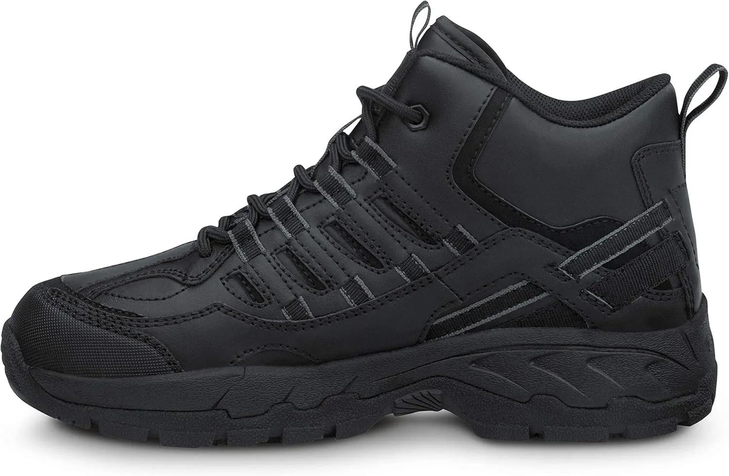 SR Max Boone, Women's, Black, Hiker Style Comp Toe, EH, Slip Resistant Work Shoe