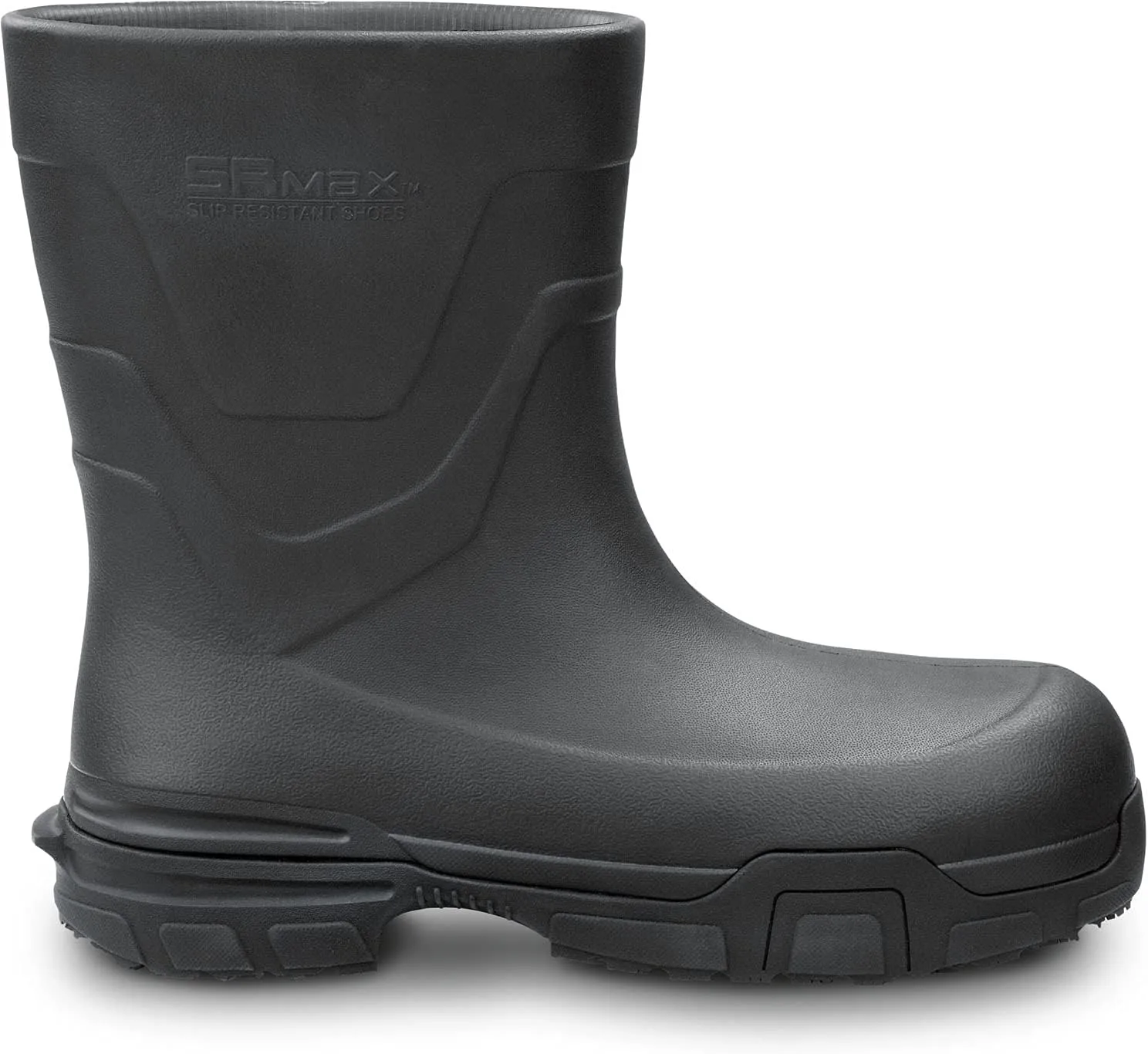 SR Max Summit, Unisex, Black, Pull On Style, Comp Toe, MaxTRAX Slip Resistant, Work Boot