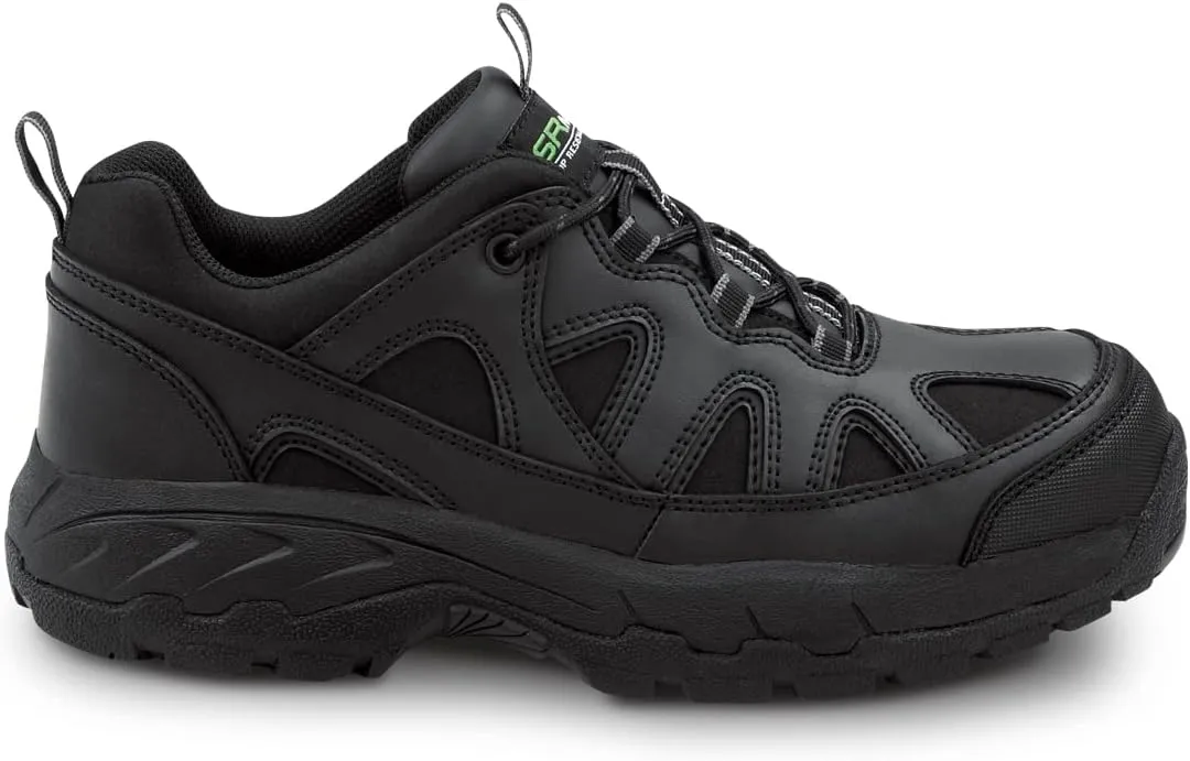 SR Max Walden, Unisex, Black, Athletic Style Steel Toe, EH, Slip Resistant Work Shoe
