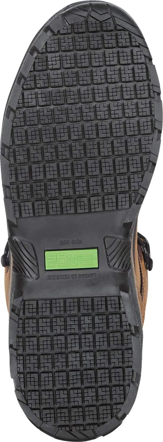 SR Max Winston, Men's, Brown, Hiker Style Comp Toe EH, Slip Resistant Work Shoe
