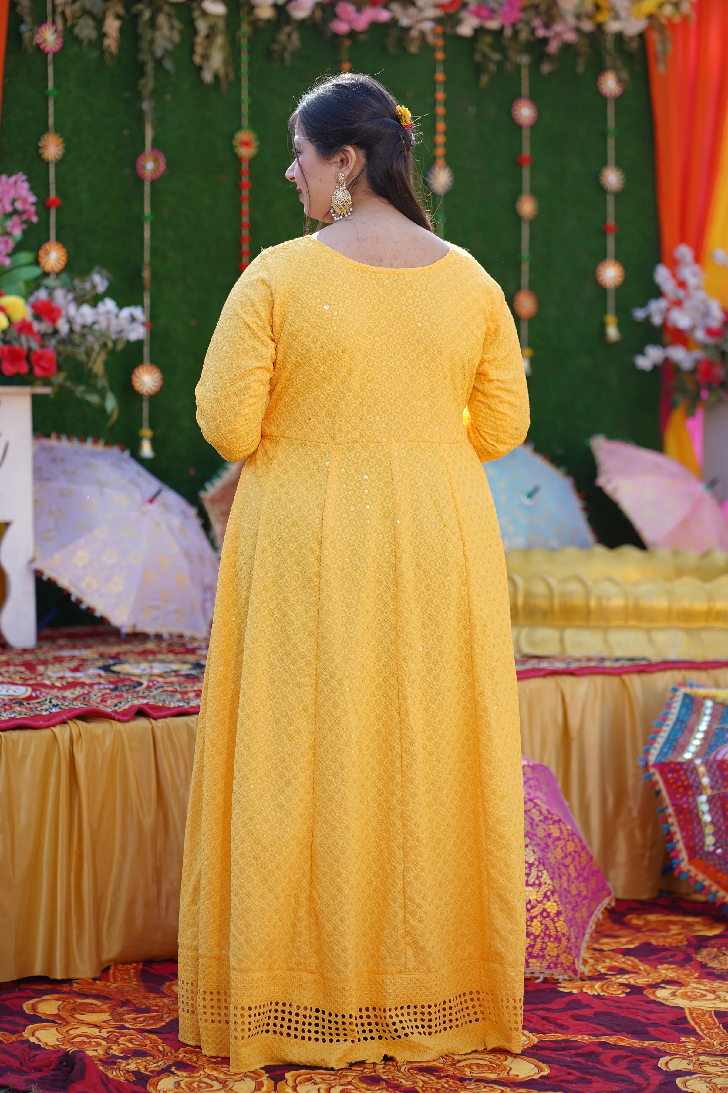 Sunlit Sparkle Sequined Fancy Dress