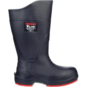 Tingley Flite 26256 Composite Safety Toe Knee Boot With Chevron-Plus Outsole, Mens 5 / Womens 7, Blue/Red