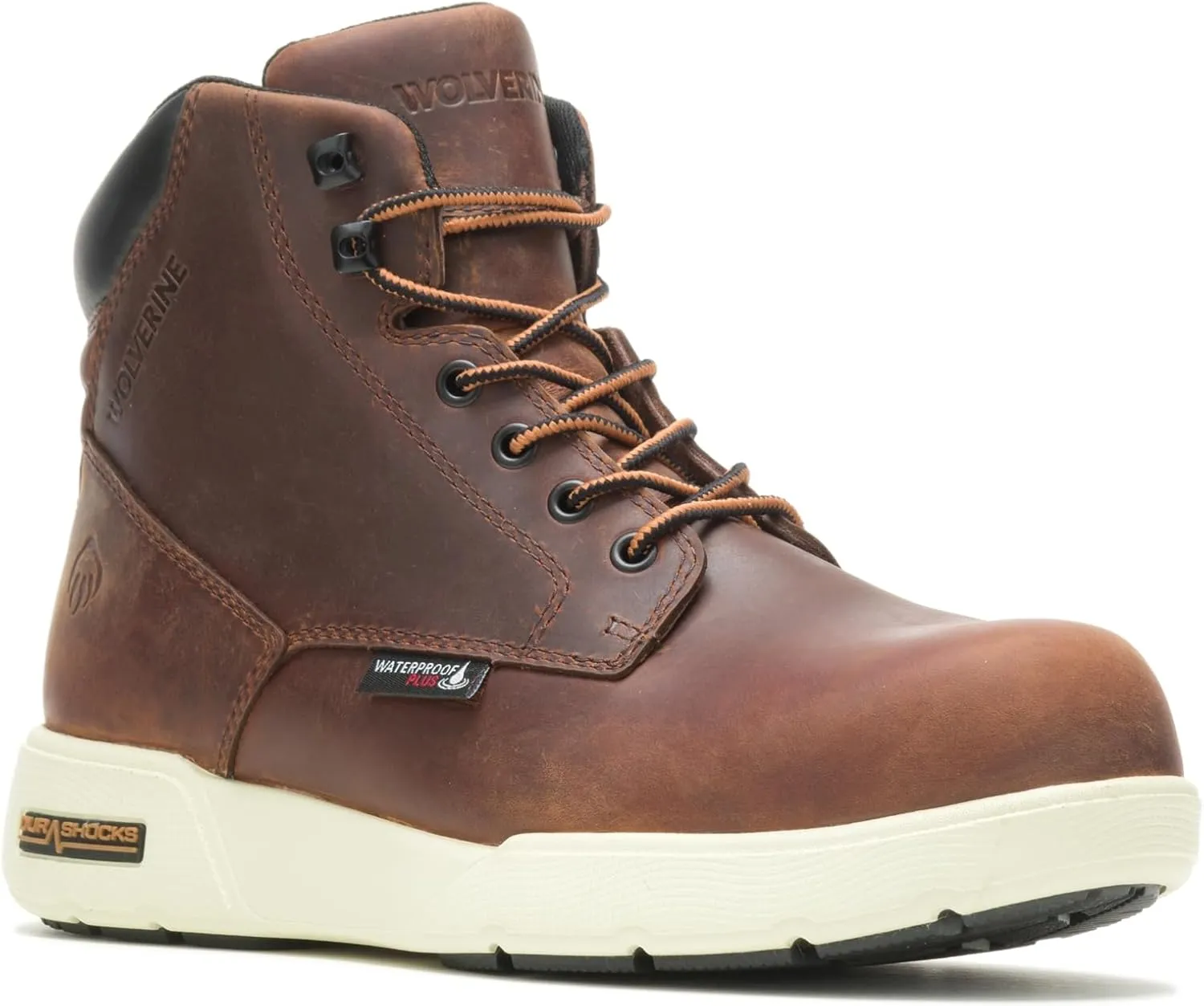 Wolverine Men's Kickstart 6" Durashocks Composite Toe Construction Boot