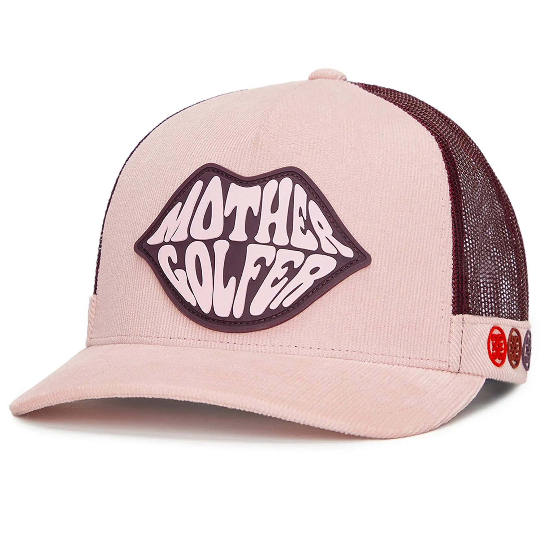 Womens Mother Golfer Corduroy Trucker Cap Amour - AW24