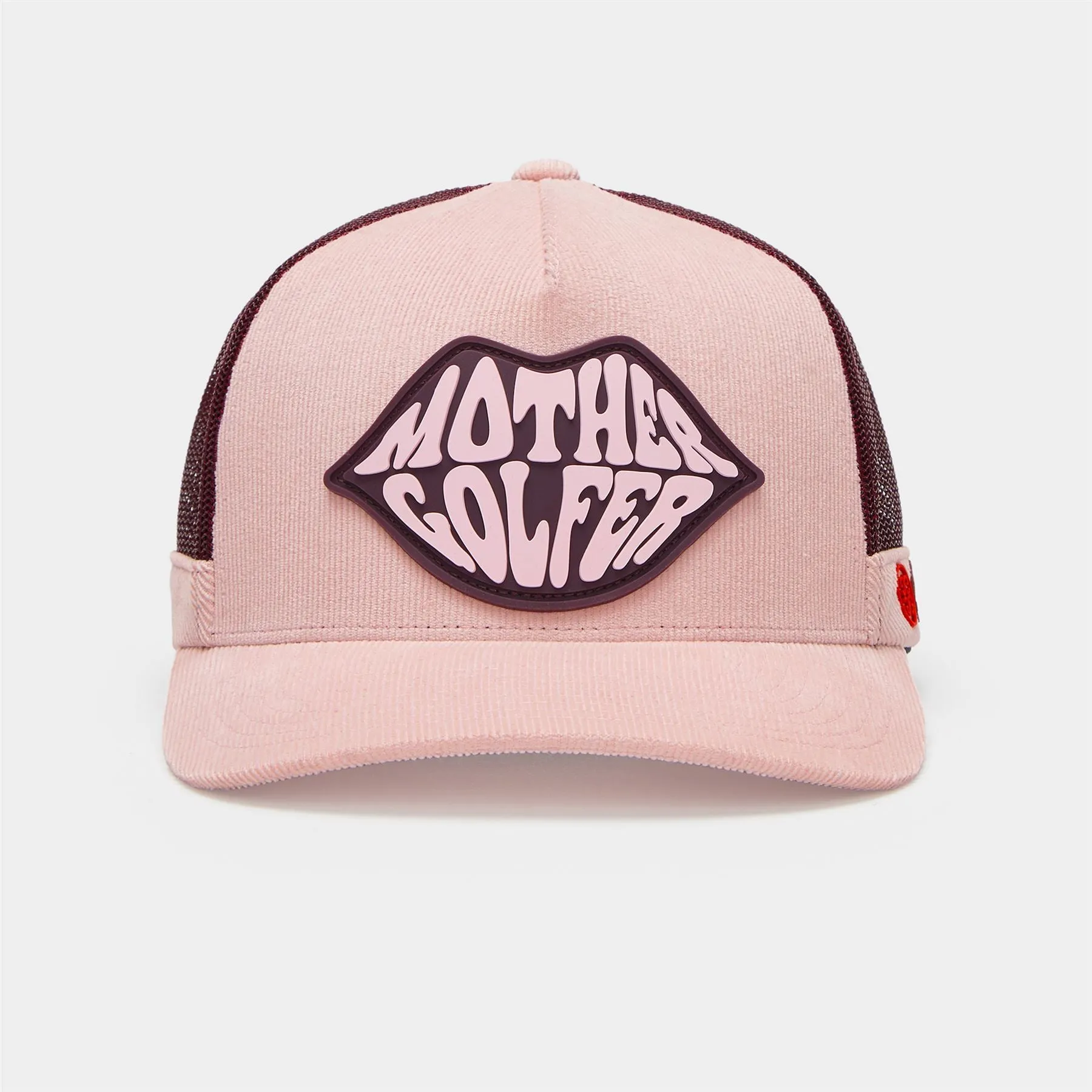 Womens Mother Golfer Corduroy Trucker Cap Amour - AW24